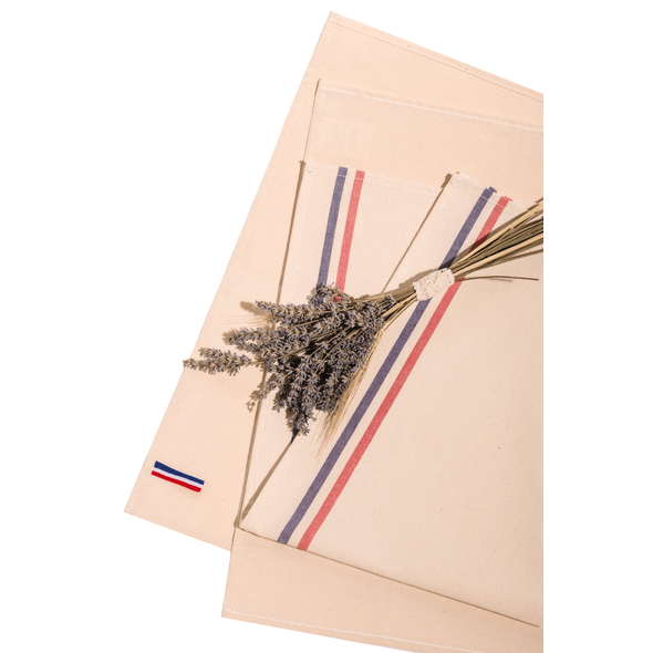 Kariban | Origine france garantie 2-Stripes kitchen towel